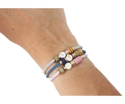 Pulsera Elástica 1 Inicial Beige
