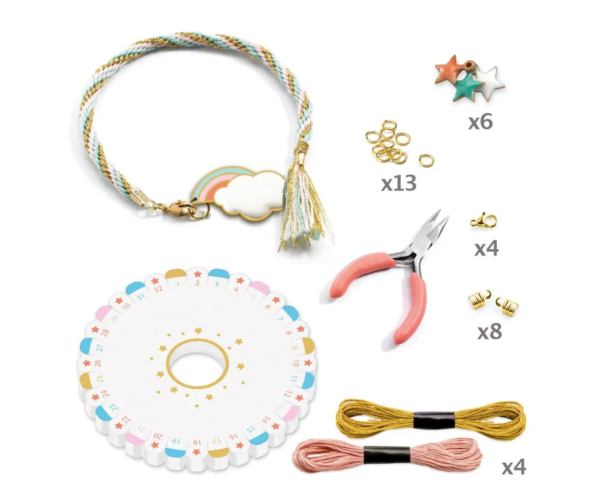 Pulseras Kumihimo Celeste