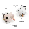 2 Pulseras Sonajero Happy Clouds Pink