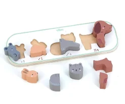1,2,3 Puzzle Animales Aprendo a Contar