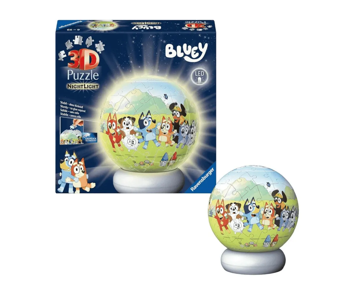 Puzzle Ball 3D Nightlight Bluey