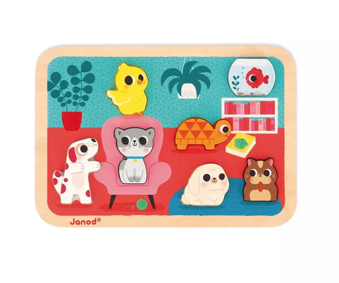 Puzzle Chunky Mascotas 7 Piezas