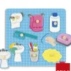 Puzzle de Madera Baño