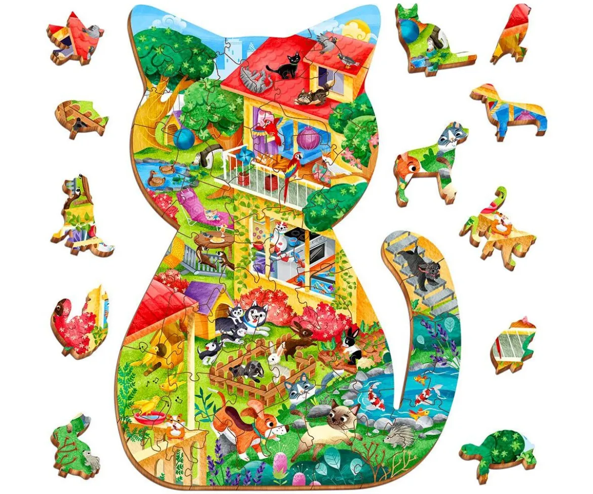 Puzzle de Madera Mascotas