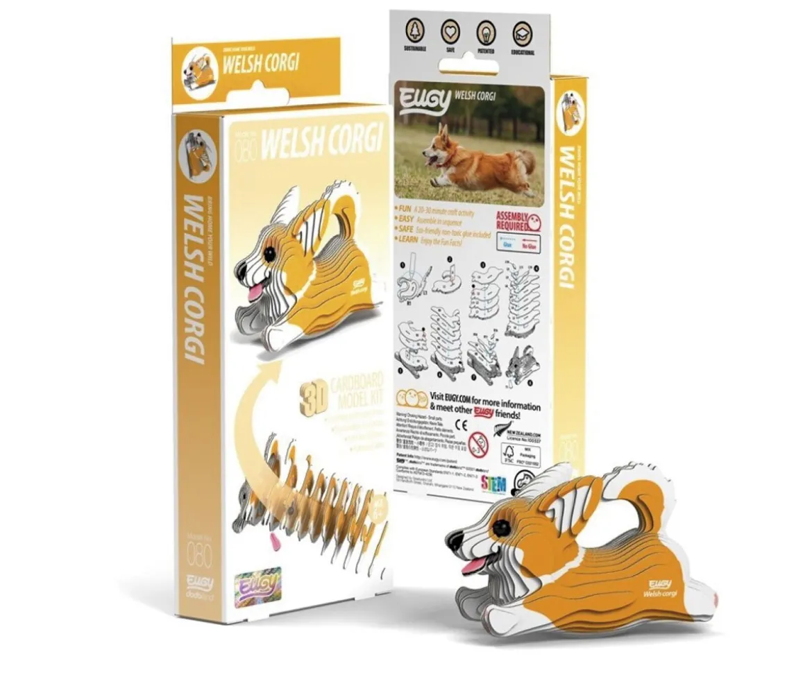 Puzzle 3D Eugy Corgi Galés