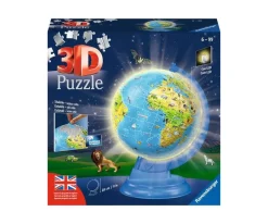 Puzzle 3D Globo con Luz 180pcs