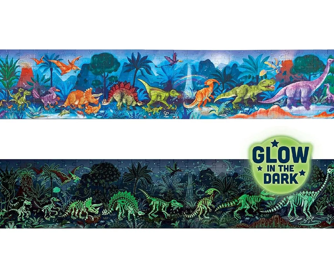Puzzle Dinosaurios Fluorescente