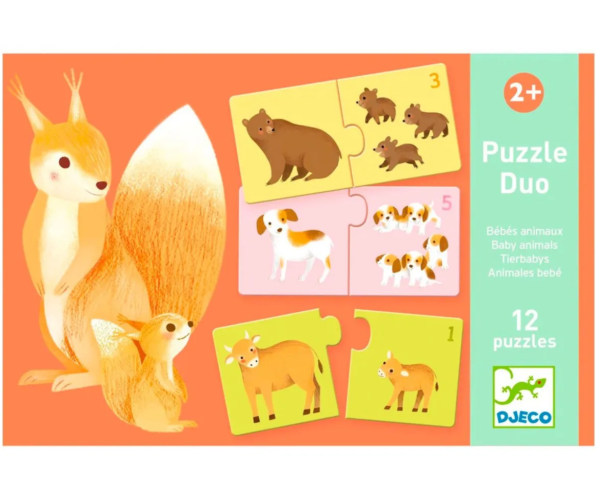 Puzzle Dúo Baby Animals