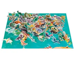 Puzzle Educativo Los Dinosaurios 200 Piezas