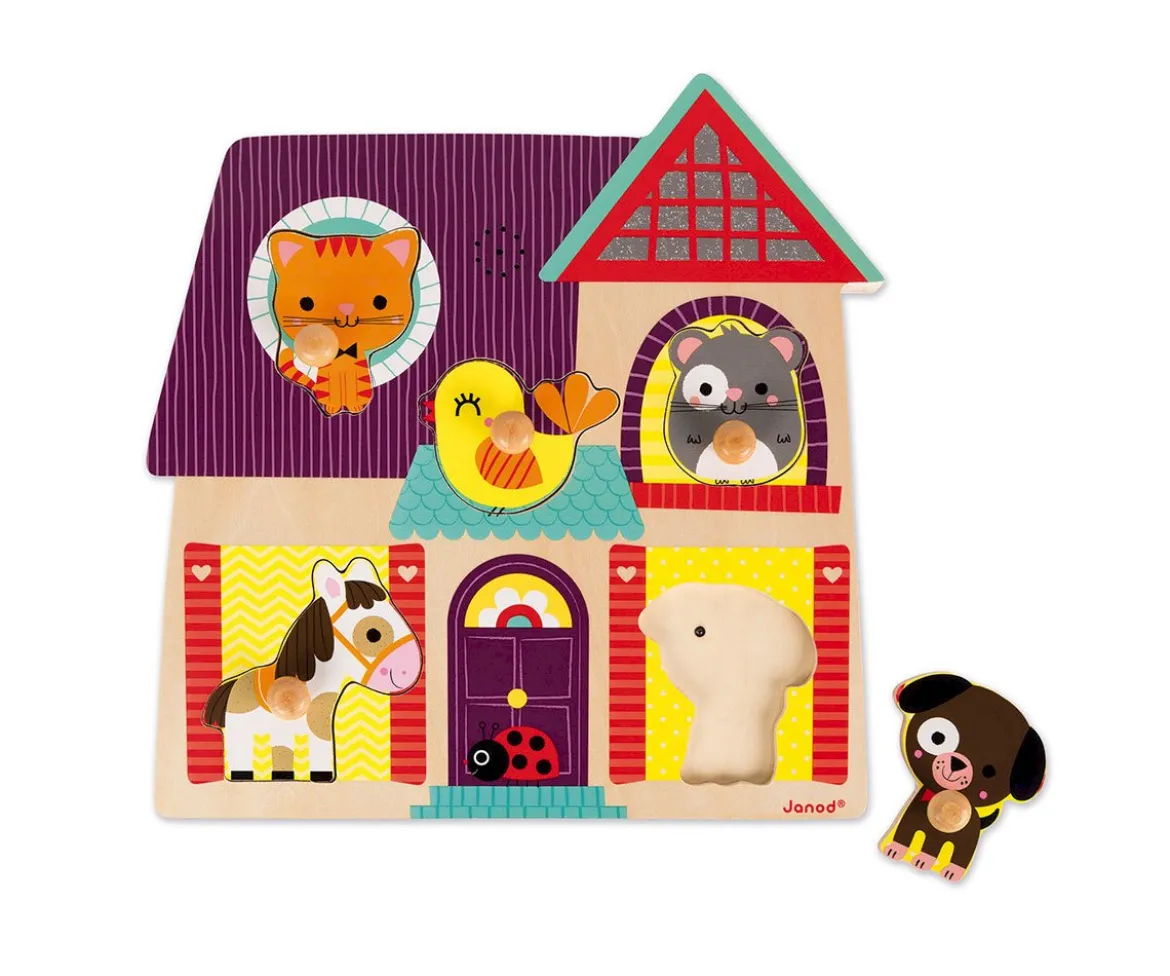 Puzzle Encajable Musical Amiguitos Animales