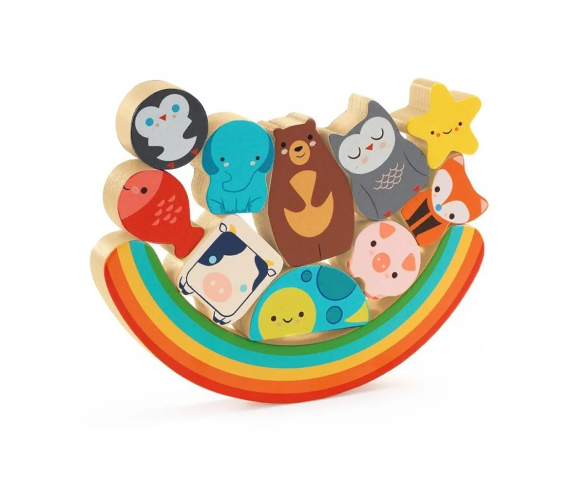 Puzzle Encajable y Equilibrio Rainbow