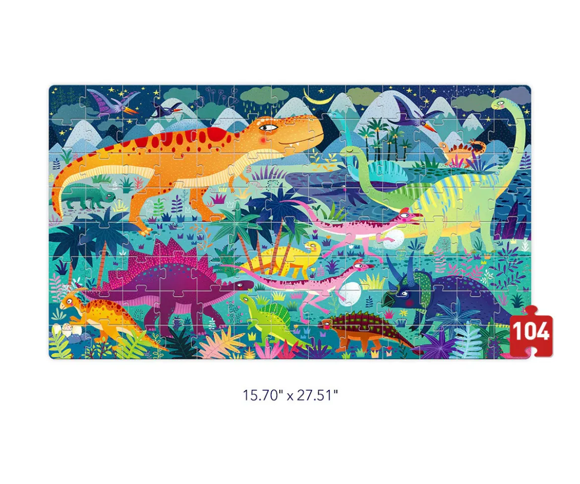 Puzzle en Maletín Dinosaur Age