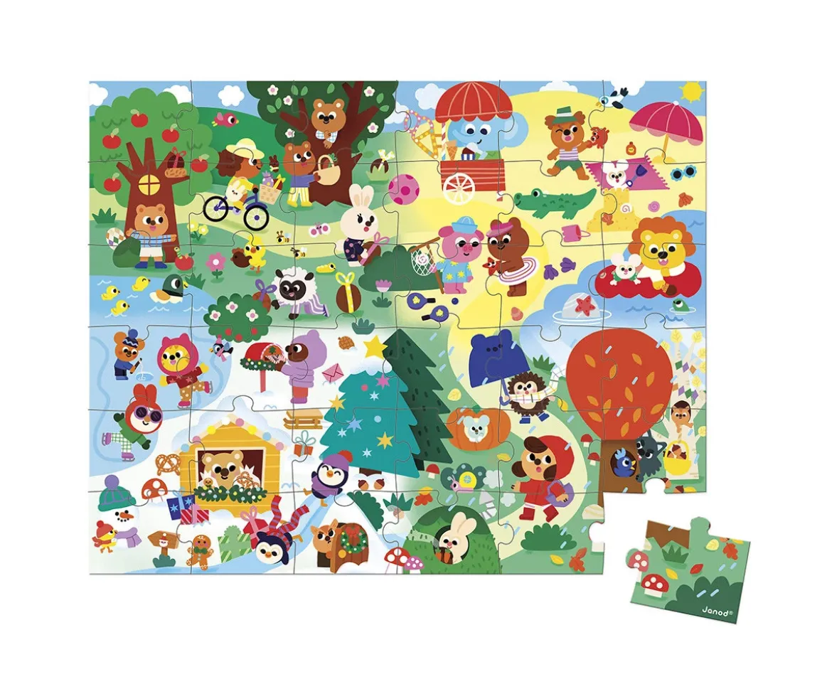 Puzzle Las Cuatro Estaciones 36 Piezas
