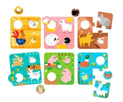 Puzzle Match The Farm Animals