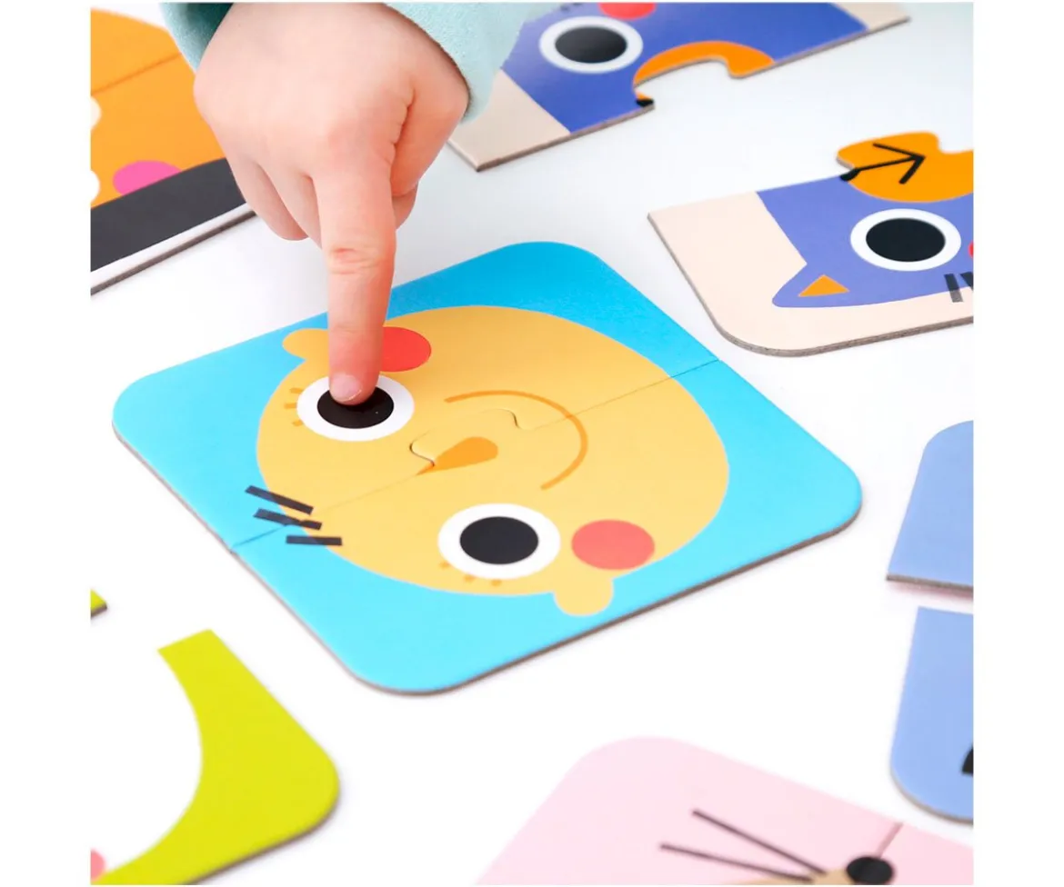 Puzzle On the Go Halves Faces