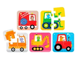 Puzzle On the Go Vehicles