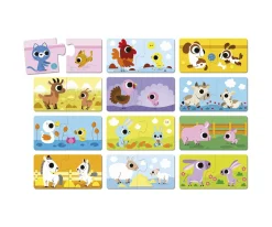 Puzzle Padres y Bebés Animales
