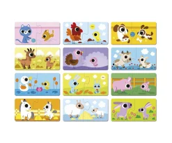 Puzzle Padres y Bebés Animales