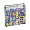 Puzzle 100 Piezas Con Descodificador Monstruos