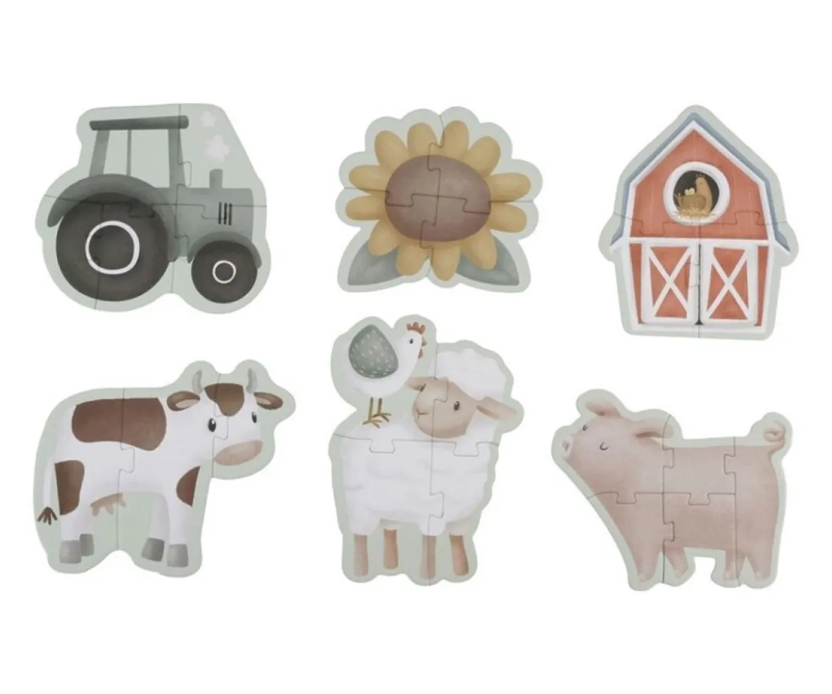 Puzzle 6 puzzle en 1 Little Farm