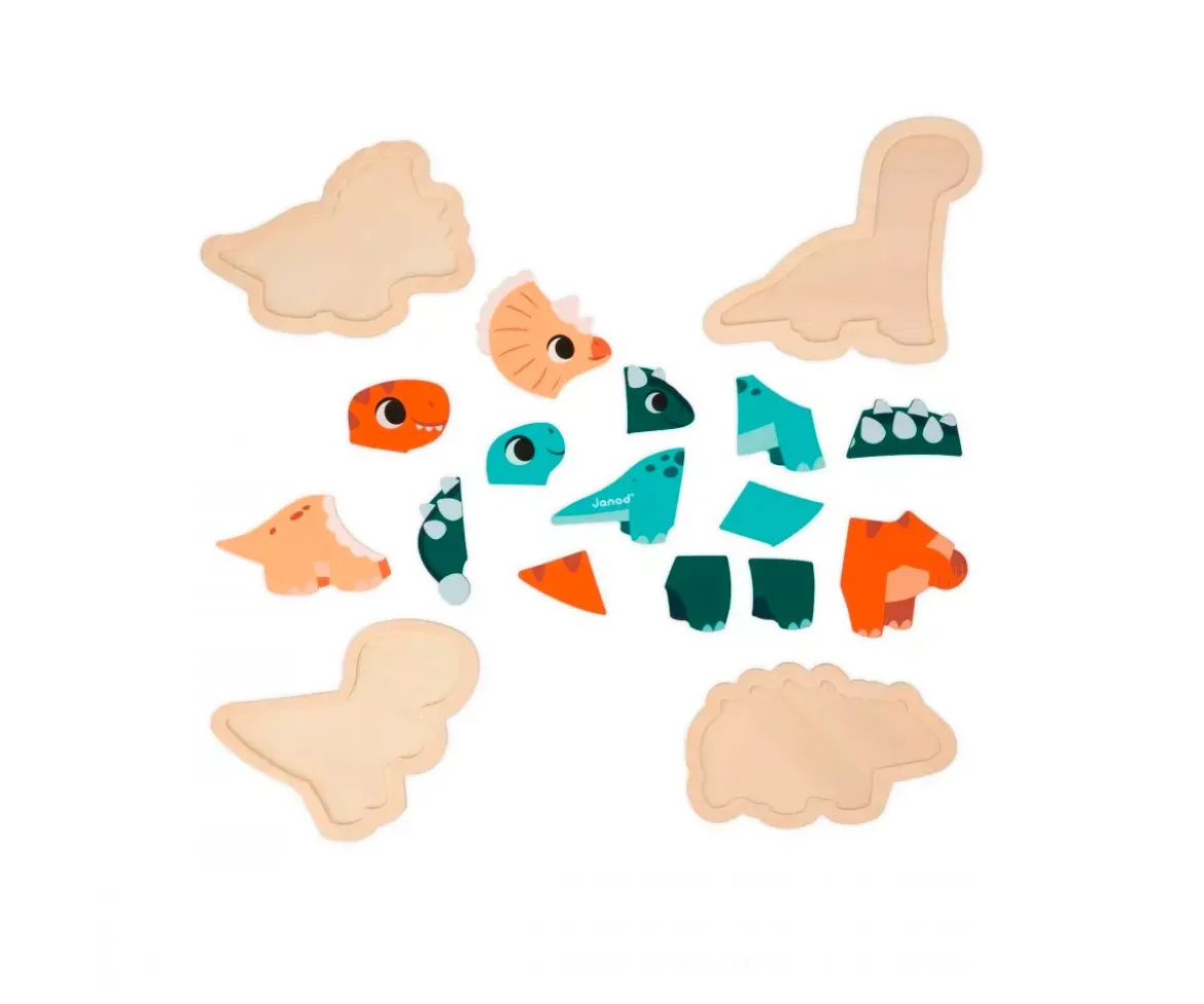 4 Puzzles Evolutivos Dino