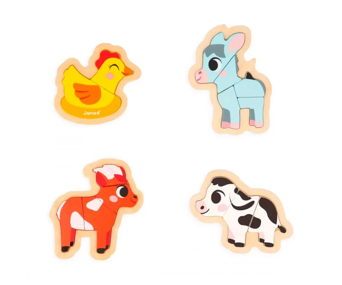 4 Puzzles Evolutivos Granja