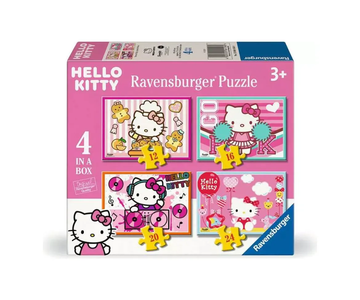 4 Puzzles Hello Kitty