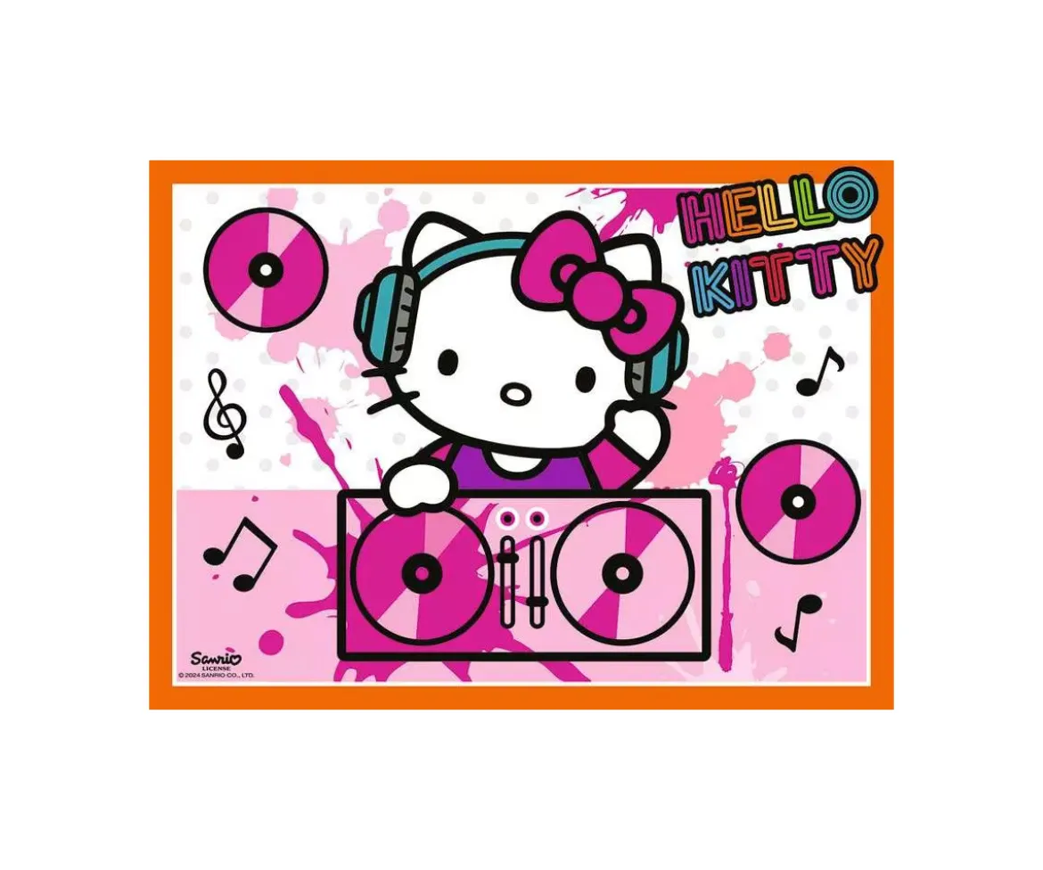 4 Puzzles Hello Kitty