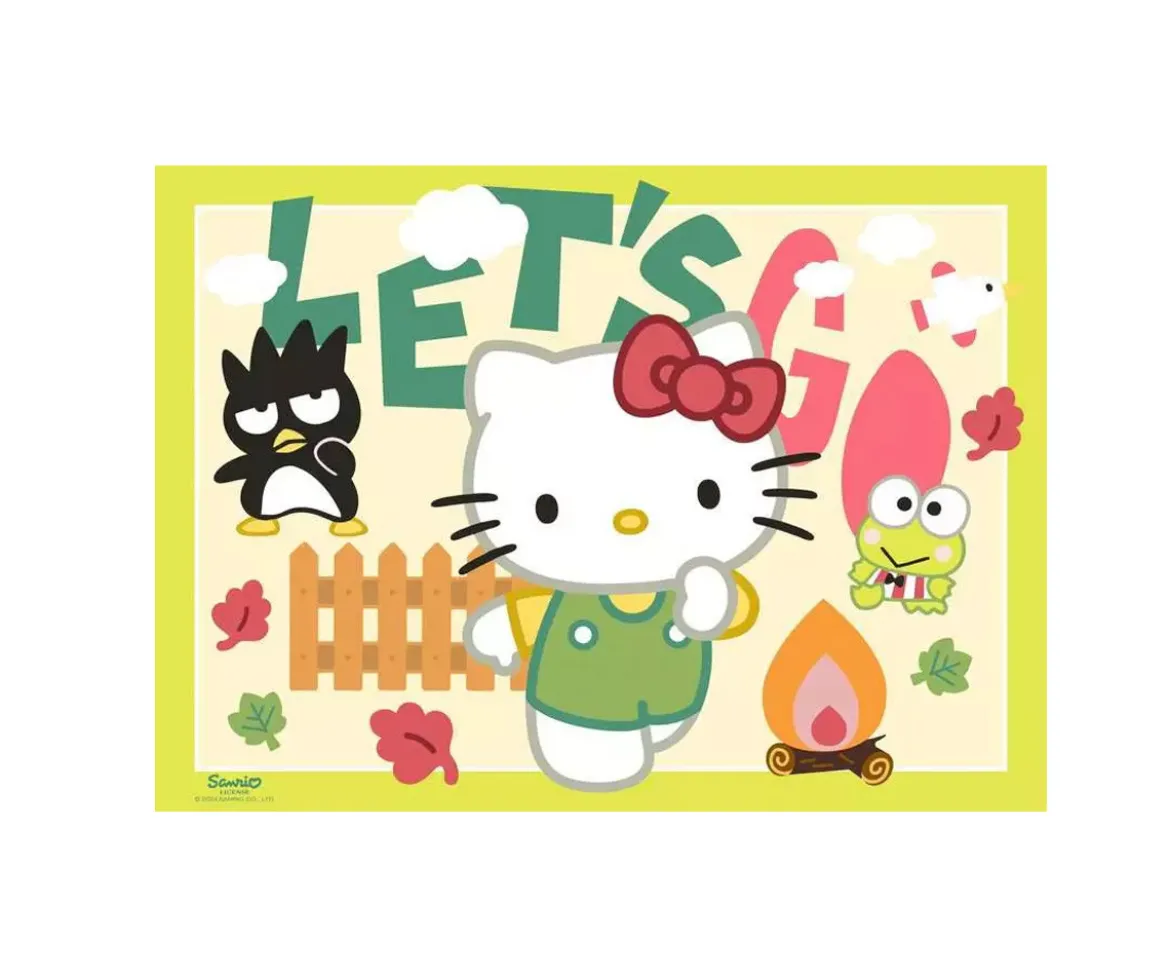 4 Puzzles Hello Kitty Bumper Puzzle 100pcs