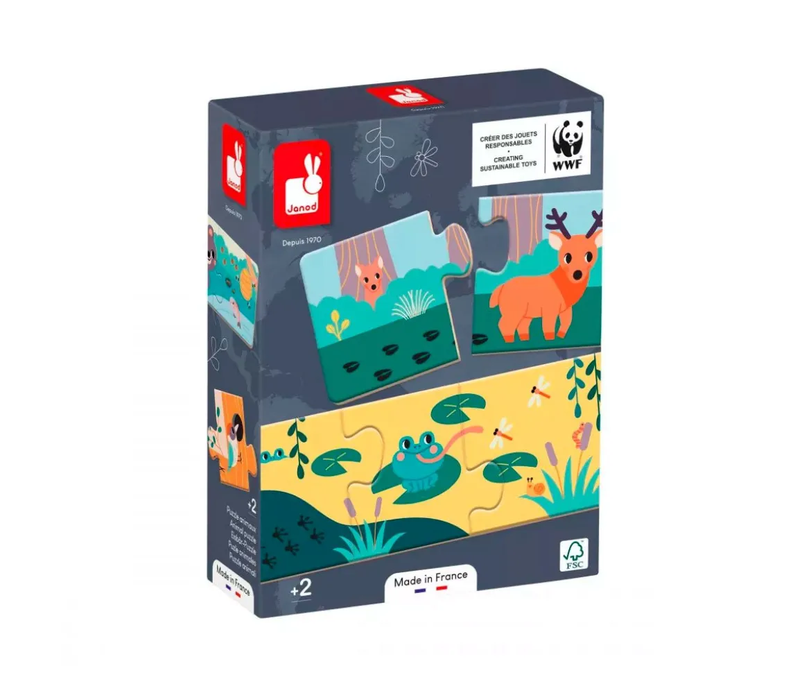 Puzzles Huellas de Animales