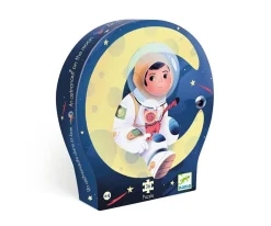 Puzzle Silueta Astronauta en La Luna