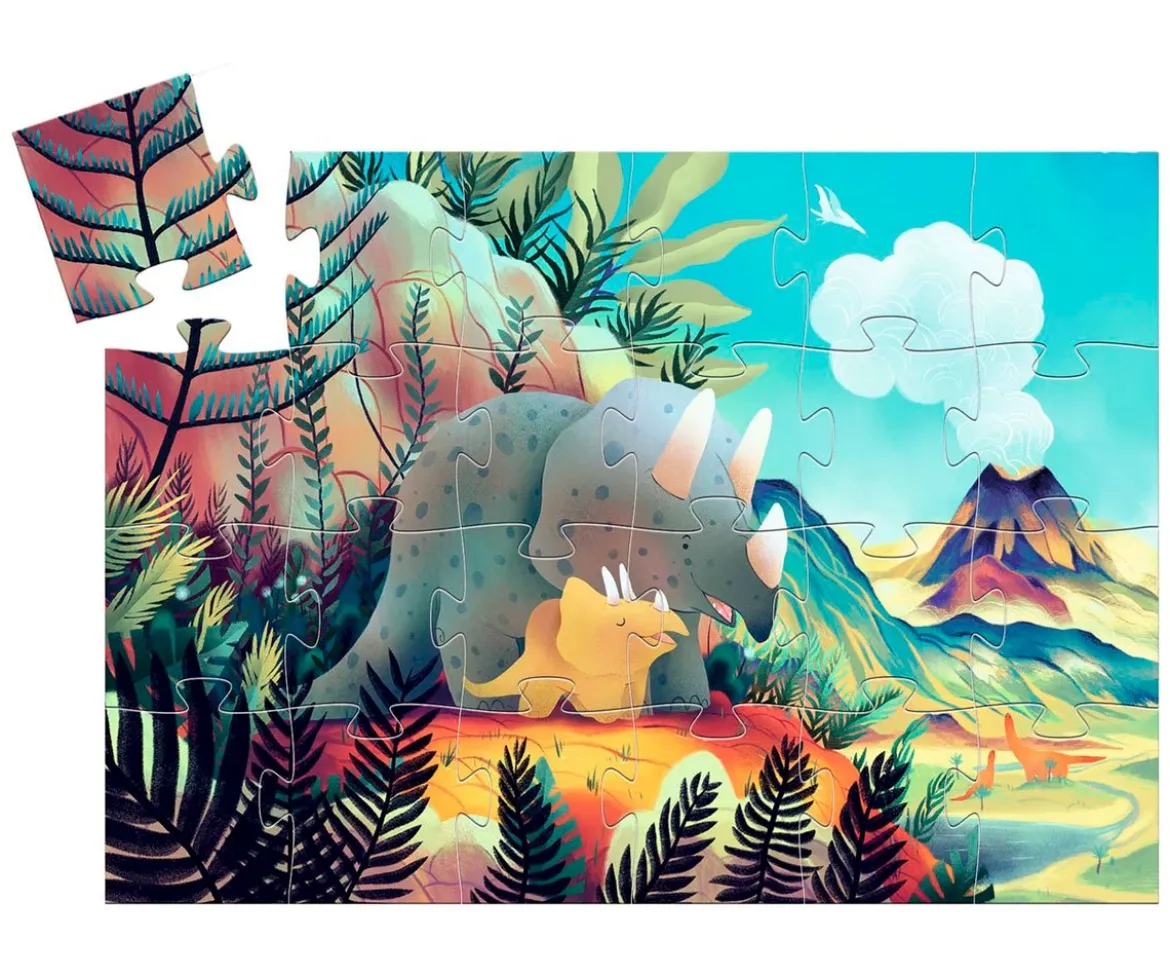 Puzzle Silueta Teo El Dinosaurio