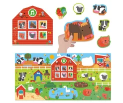 Puzzle Sonoro Montessori con Animales