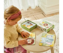 4 Puzzles Touch & Feel Safari