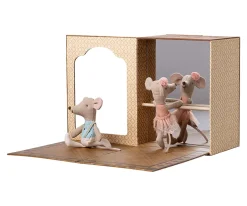 Ratones Ballet en Estudio de Danza, Hermana y Hermano Pequeños