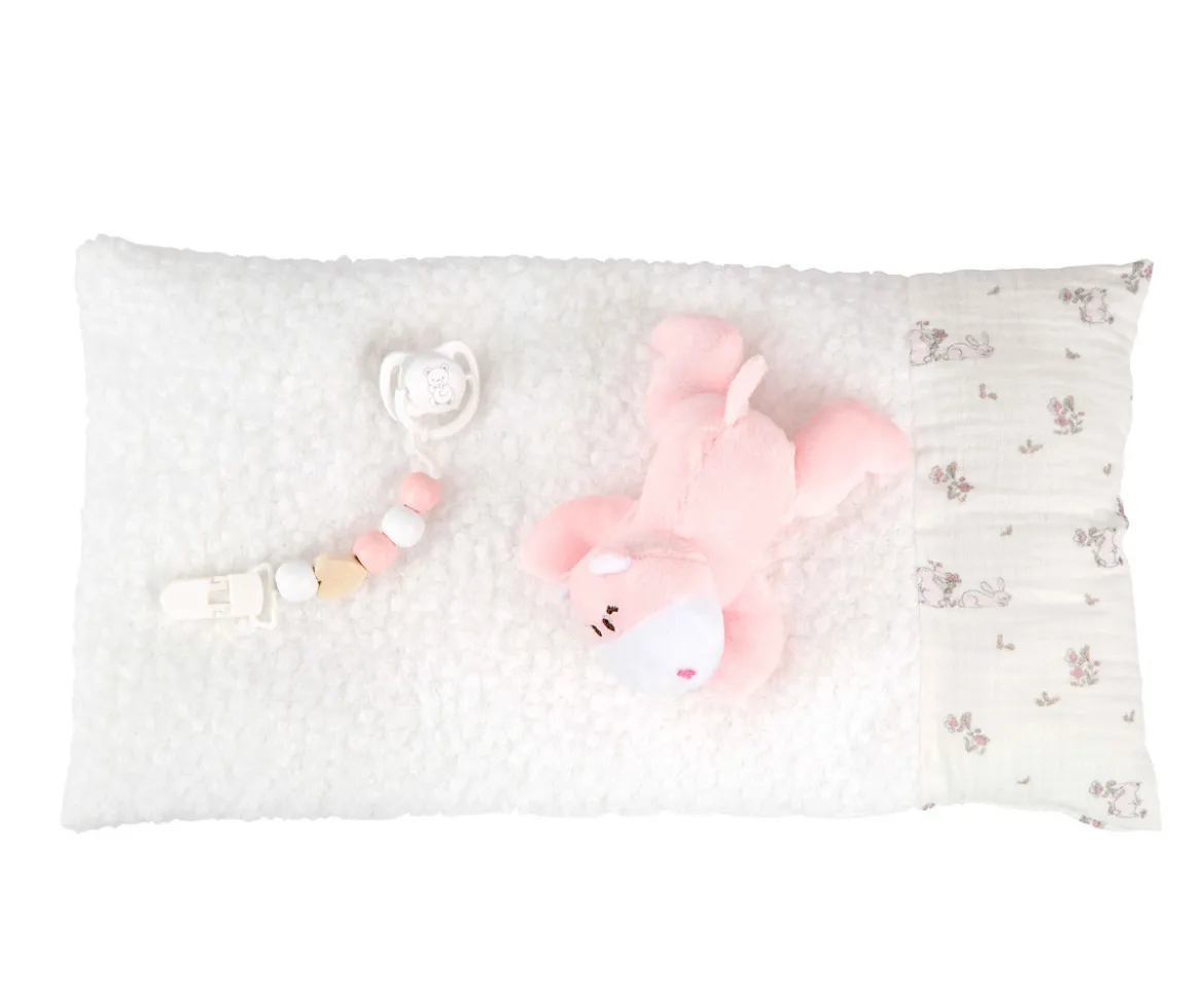 Reborn Lucía 45 cm con cojín y peluche