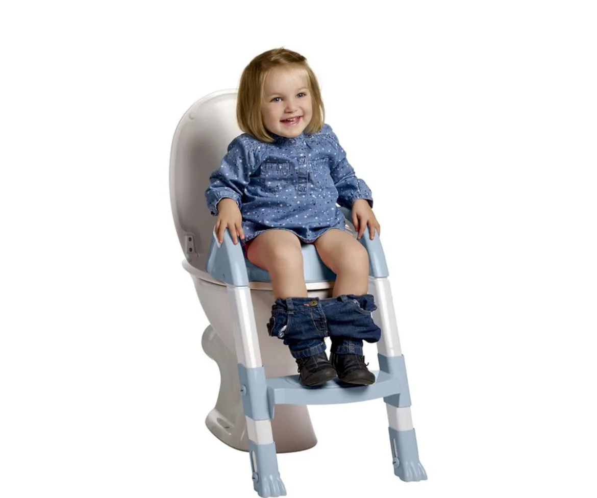 Reductor Baño con Escalón Kiddyloo Azul