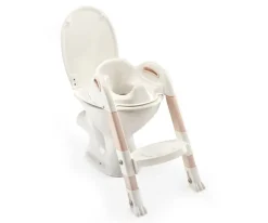 Reductor Baño con Escalón Kiddyloo Crema