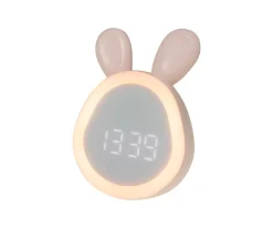 Reloj Despertador Infantil Conejito Rosa