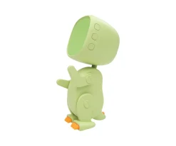 Reloj Despertador Infantil Robo Dino Verde
