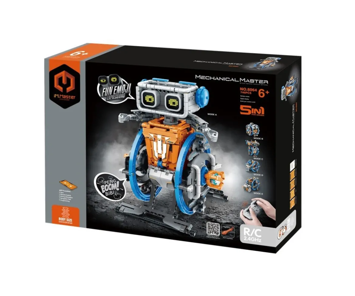 Robot Programable Inteligente 5 en 1 Azul