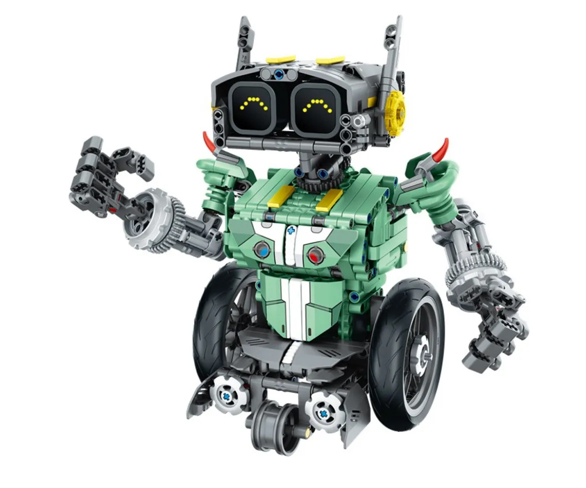 Robot Radio Control 5 en 1 Verde