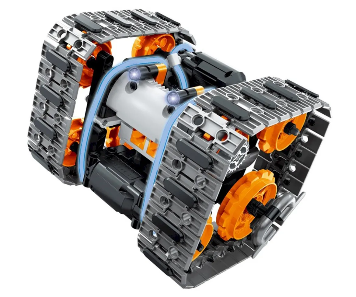 Robot Tanque Radio Control 4 en 1 / 552 Piezas