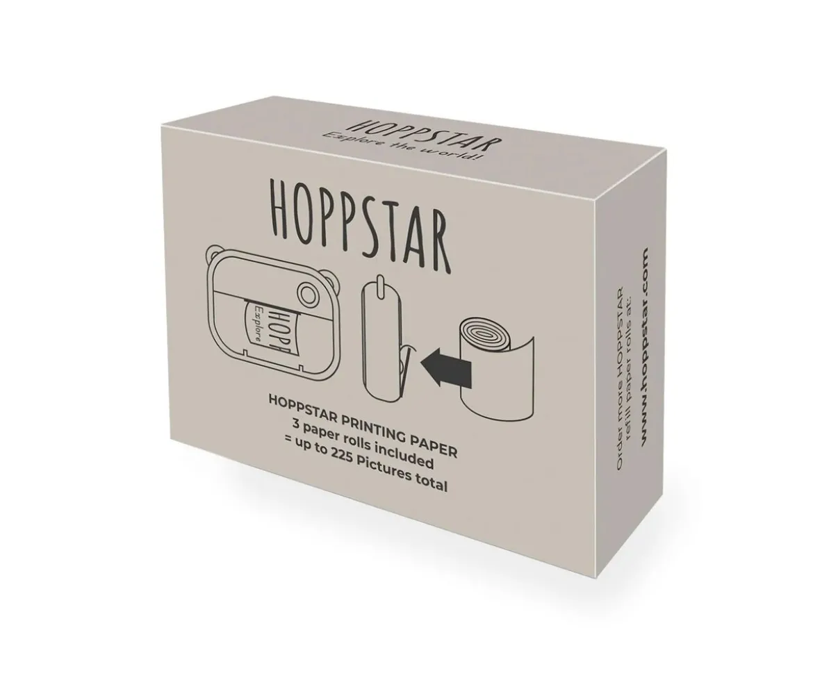 3 Rollos de Papel Recarga para Cámara Hoppstar Artist