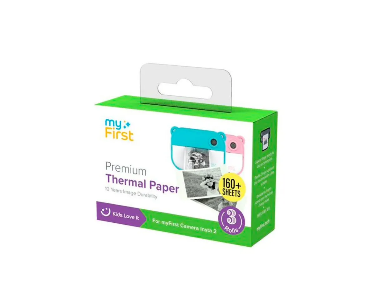 3 Rollos Recarga Papel Térmico 6 metros