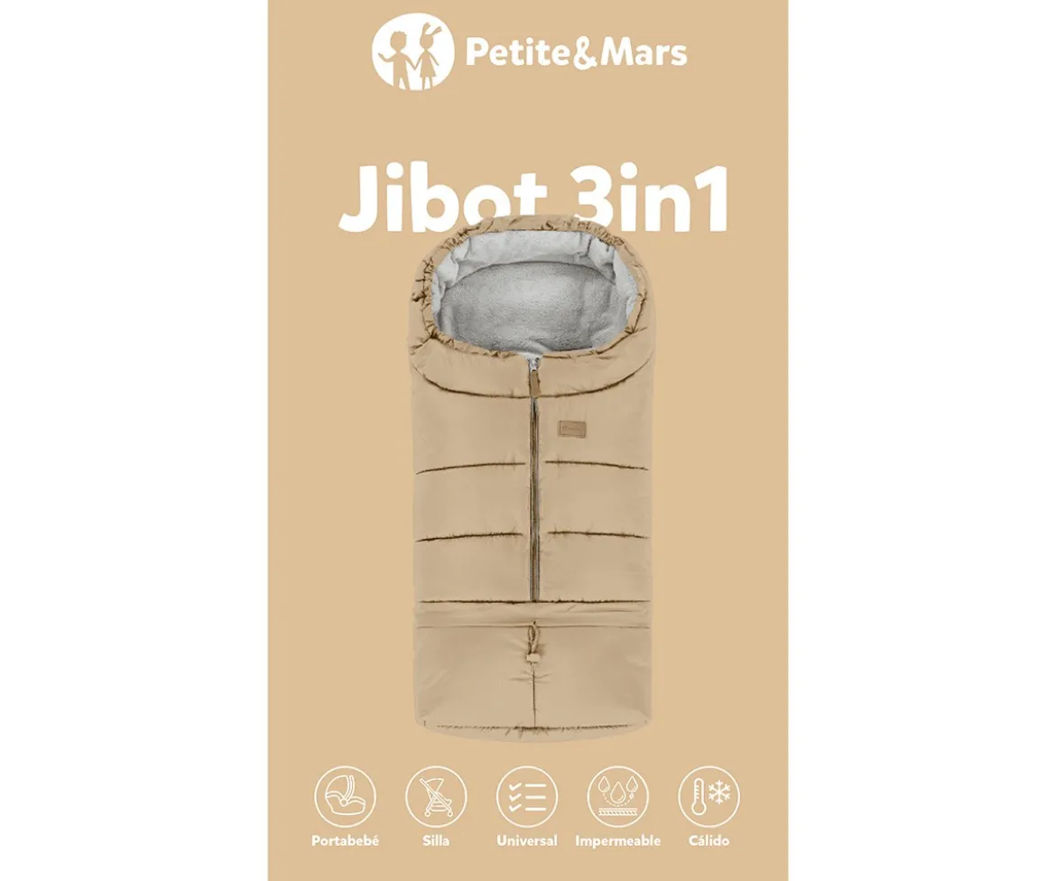 Saco Carro Bebé 3 en 1 Jibot Sweet Toffe