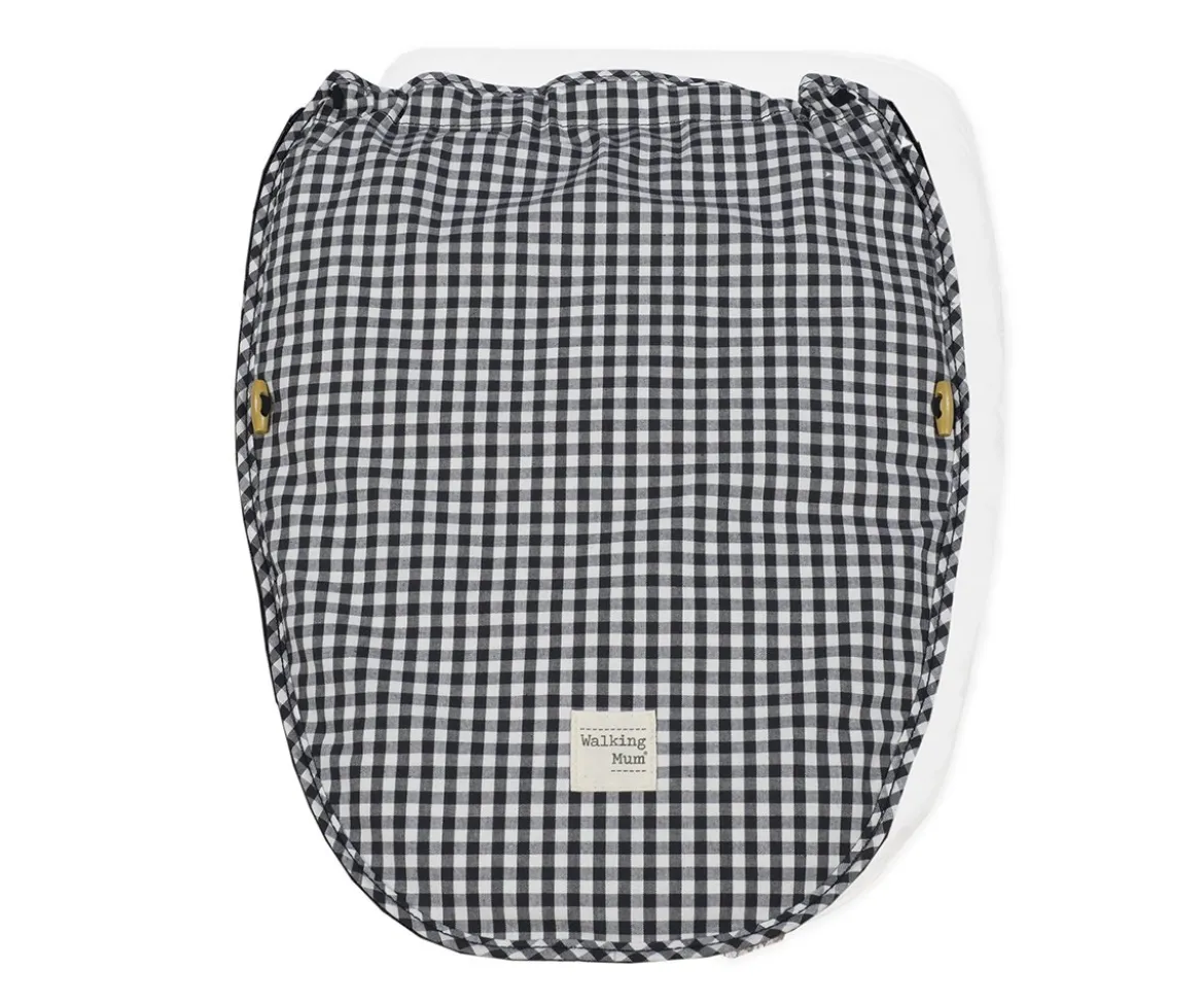 Saco Cuco 2 en 1 I Love Vichy Negro Entretiempo