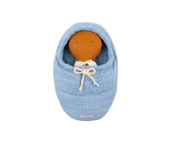 Saco para Muñecos Vichy Azul