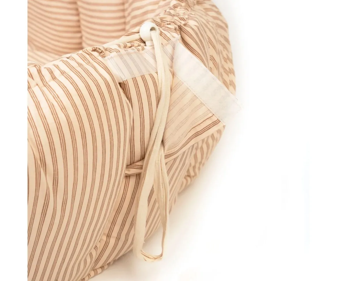 Saco Play & Go Coco Bloom Orgánico Stripes Brown