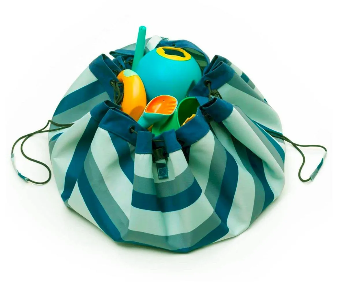 Saco Play & Go Impermeable OUTDOOR Noomad Azul Stripes Green